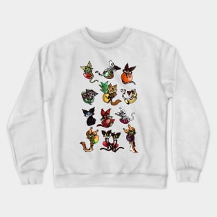 fruit cats Crewneck Sweatshirt